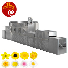 Microwave Dehydrator Drying For Conveyor Belt Type Flower Sterilizing Machine